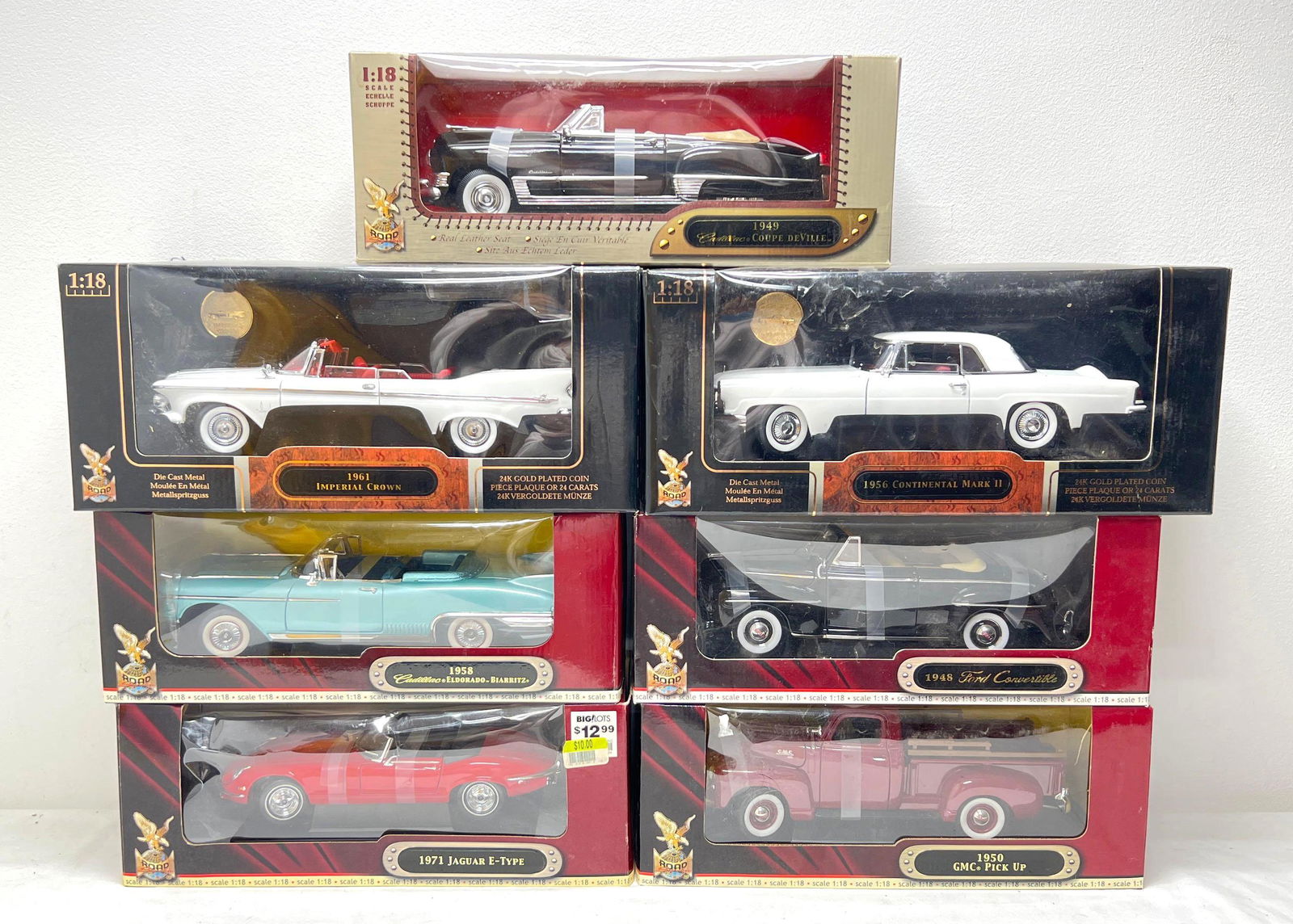 1:18 scale die-cast Seven Road Signature 1971 Jaguar E-type etc (1 of 5)