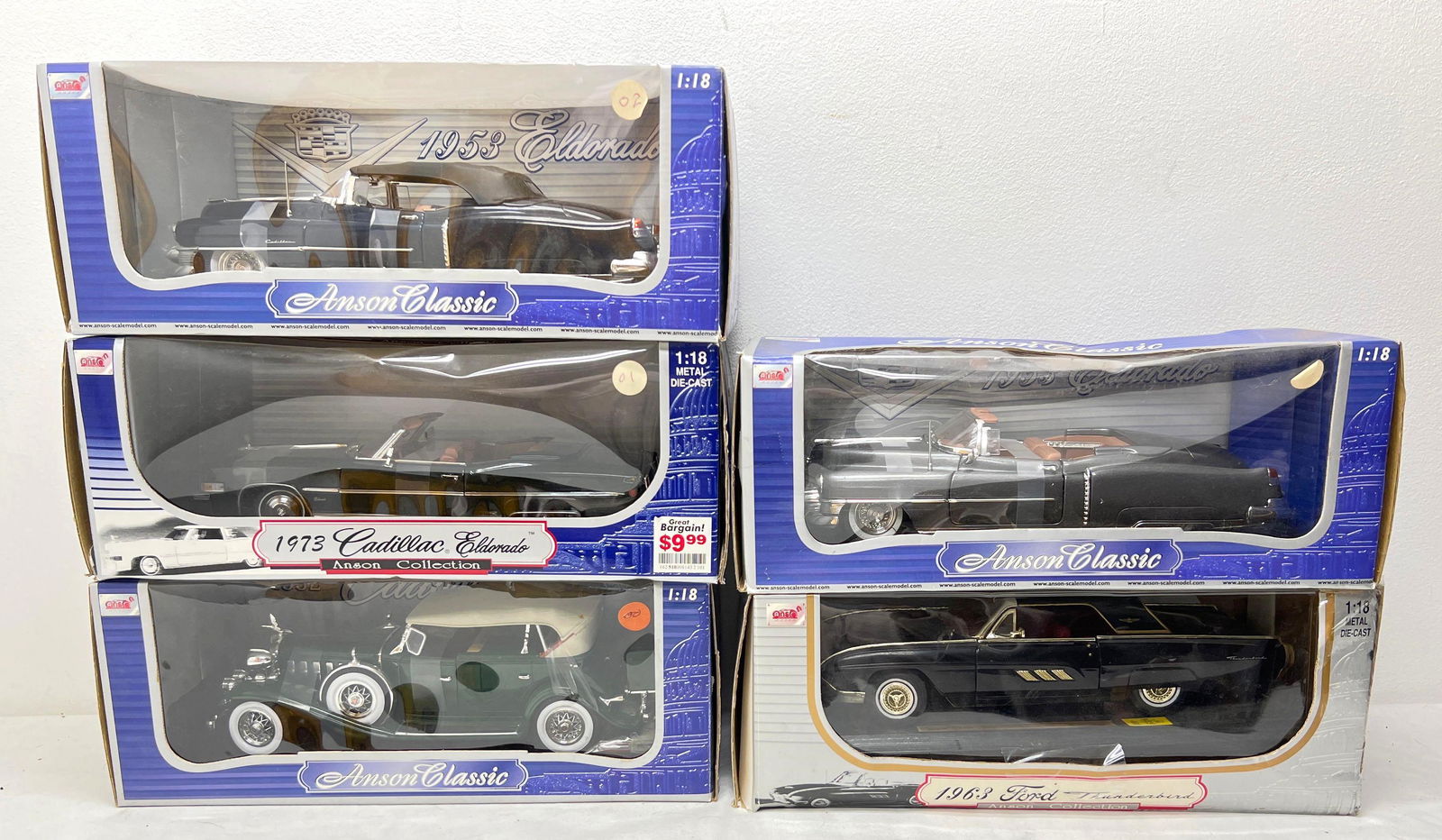 1:18 scale die-cast Five Anson Industries 30344 30371 30383 (1 of 4)