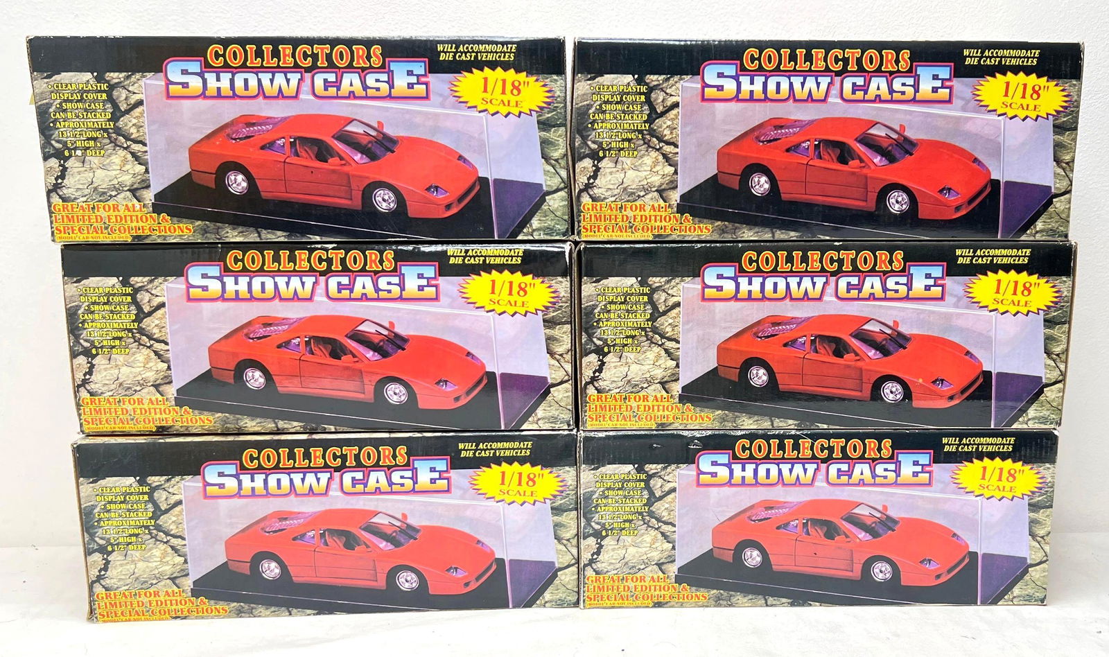1:18 scale die-cast Six 2380 Collectors Showcase display (1 of 3)