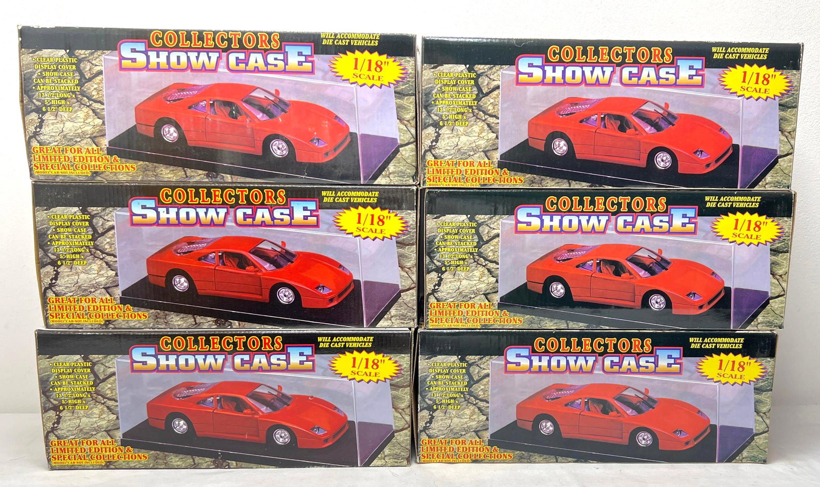 1:18 scale die-cast Six 2380 Collectors Showcase display (1 of 3)