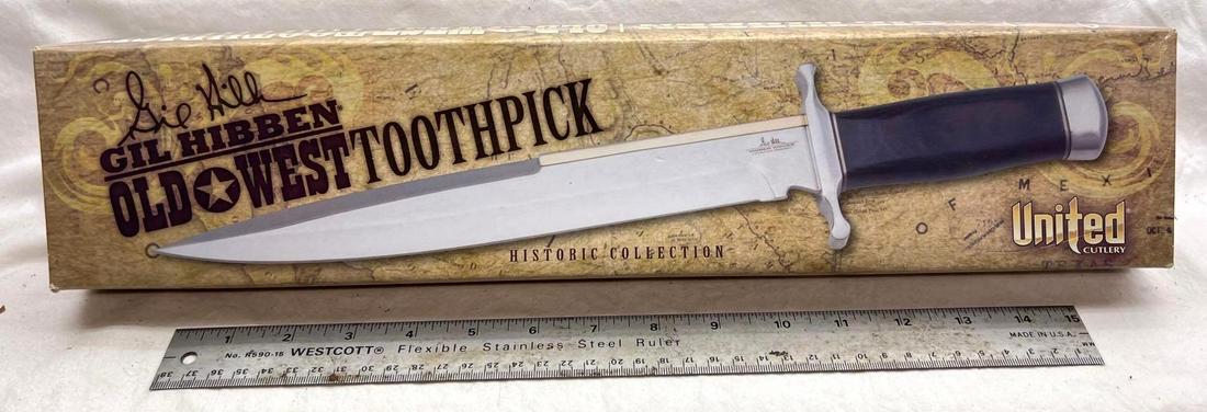Gil Hibben Old West Toothpick United Cutlery with Sheath (1 of 10)