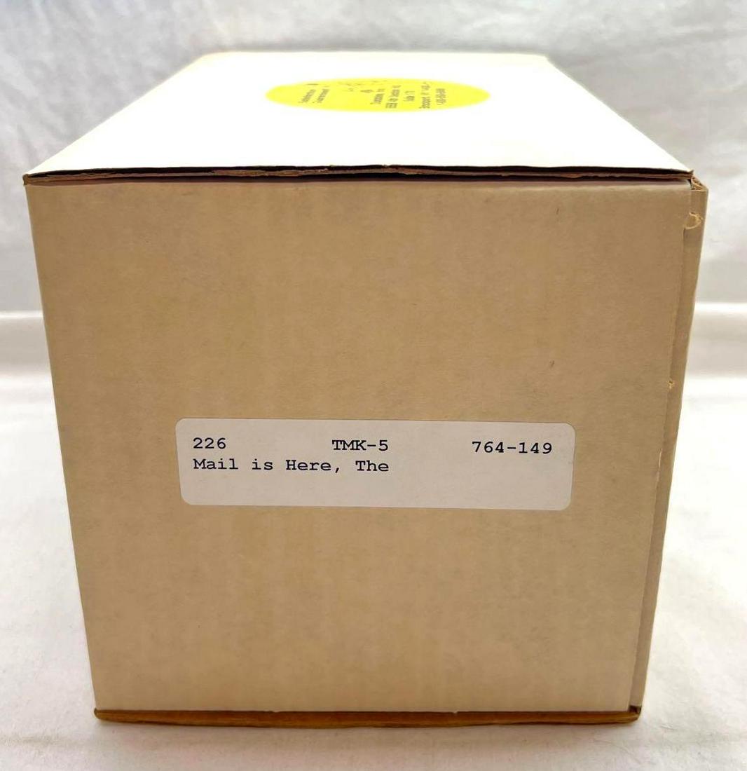 Goebel Hummel The Mail Is Here #226: Goebel Hummel The Mail Is Here #226. This lot includes, #226 The Mail Is Here, TMK-5 764-149. Measures approximately 7 inches tall. No cracks or chips. Has been displayed.