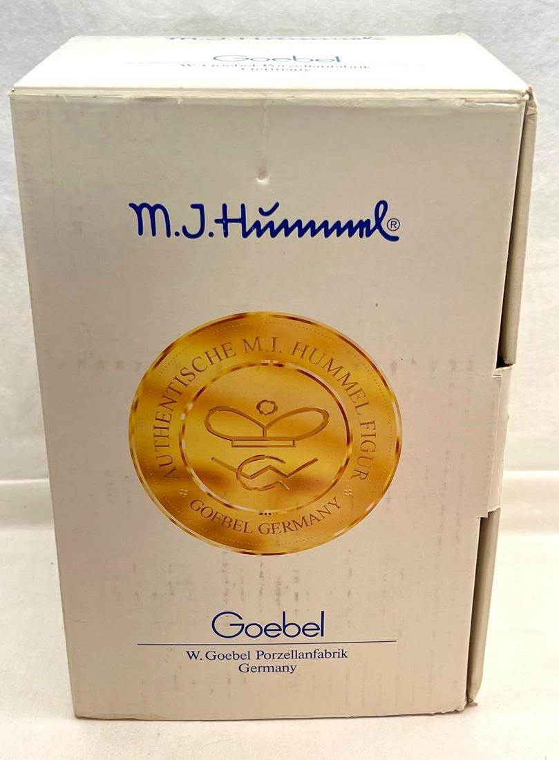 Goebel Hummel #726 Ride into Christmas: Goebel Hummel #726 Ride into Christmas. This lot includes, #726 Fahrt in die Weinacht Ride into Christmas. Hum 396/I, 01-396-01-9, 5 3/4 inches tall. No cracks or chips. Has been displayed.