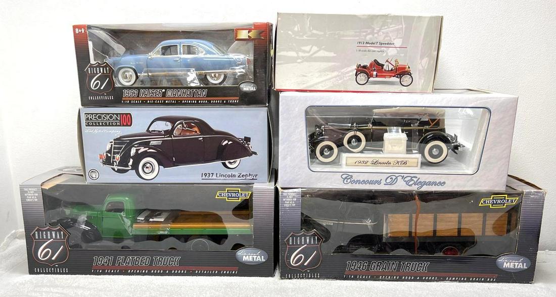 Six 1:18 scale die-cast Precision Concours D' Elegance (1 of 5)