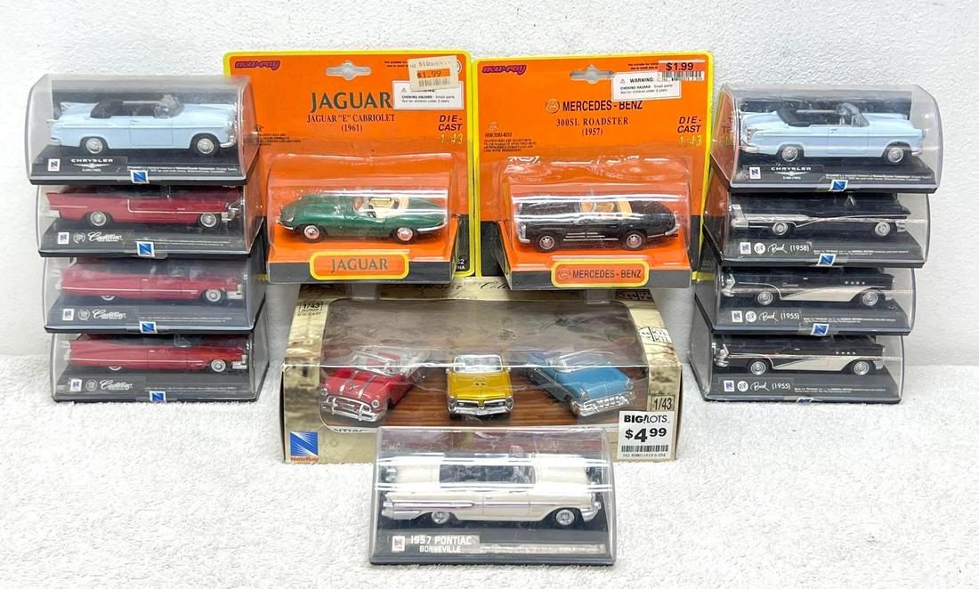 Thirteen New Ray 1:43 scale die-cast in package (1 of 9)