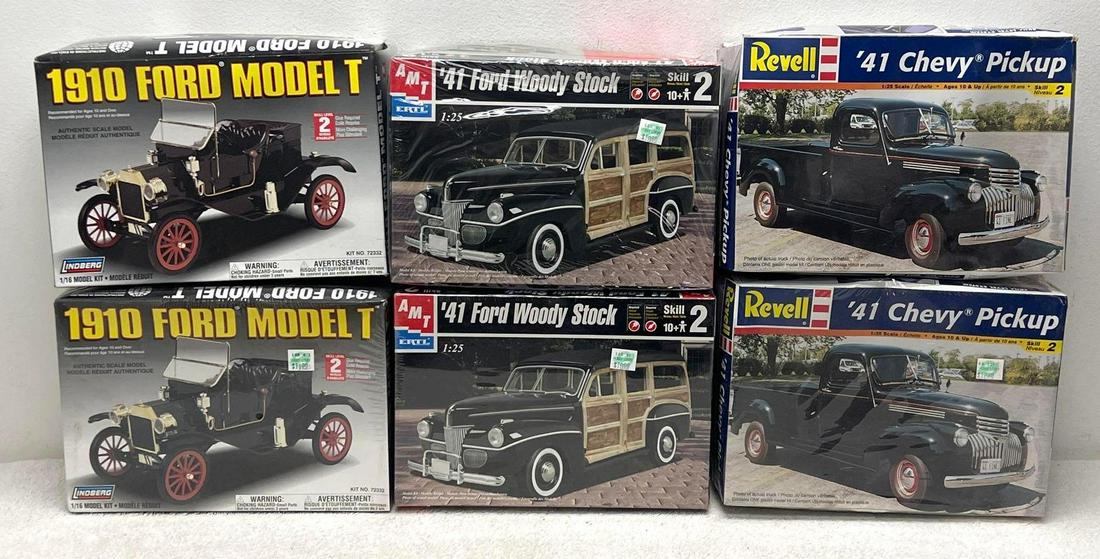 Revell 85-7668 AMT 30051 Lindberg 72332 two each (1 of 8)