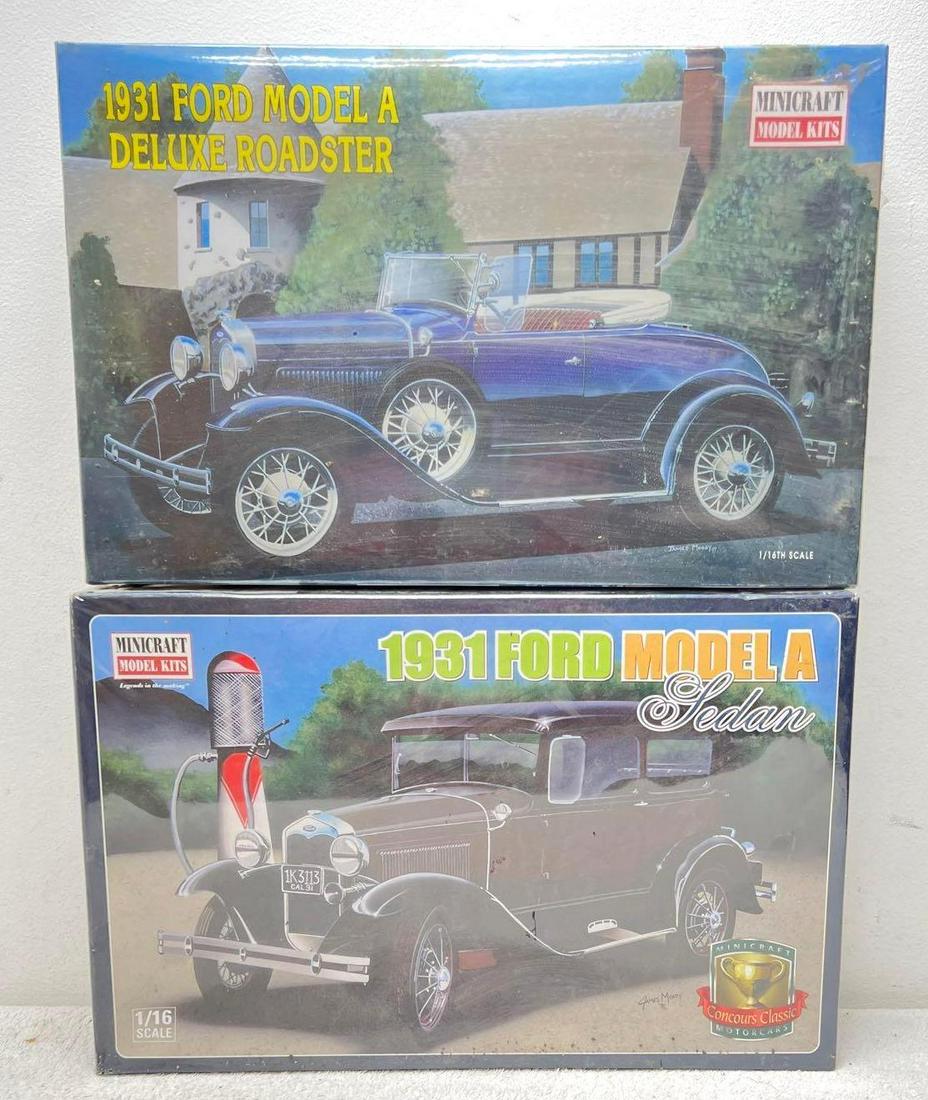 Two Minicraft 1/16 11211 and 11221 1931 Ford Model A (1 of 7)