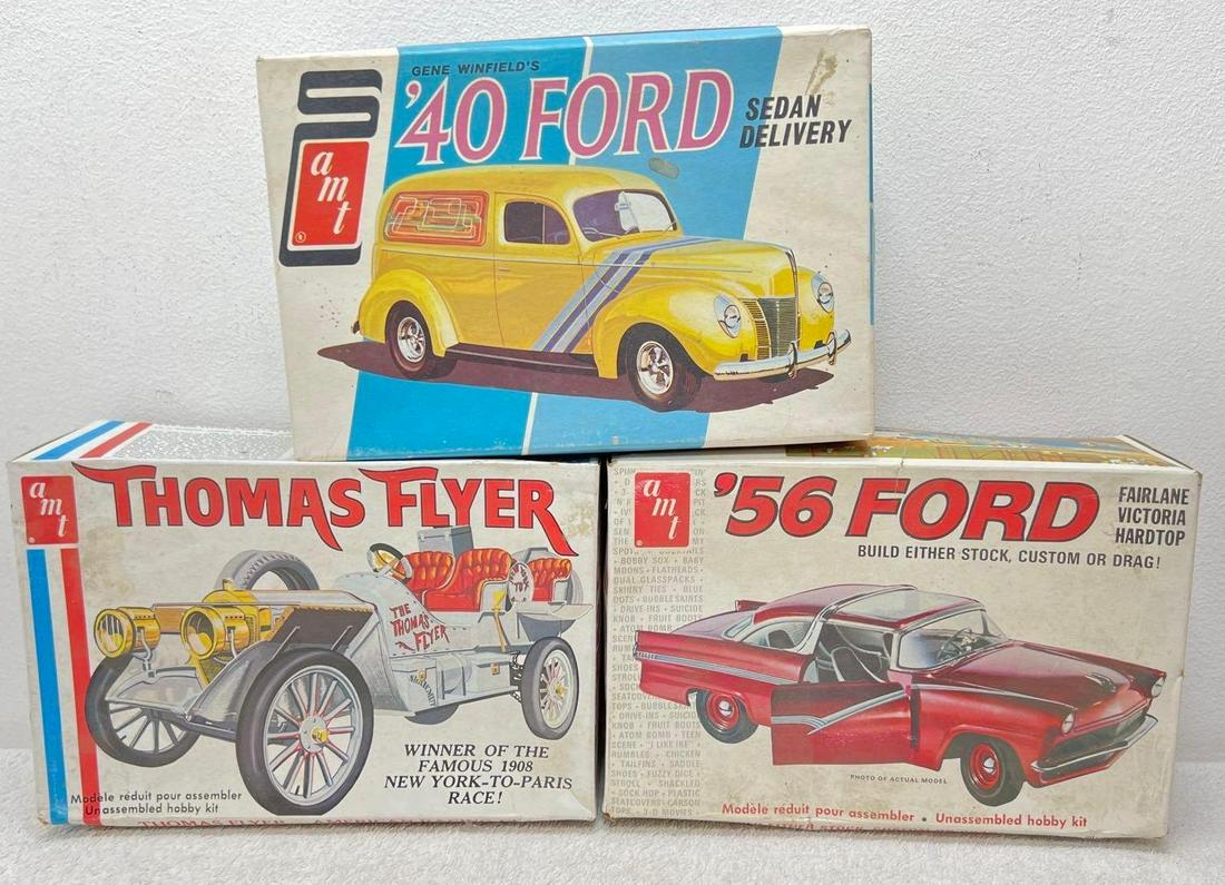 Unbuilt AMT 1/25 scale T292 T232 T271 model kits (1 of 13)