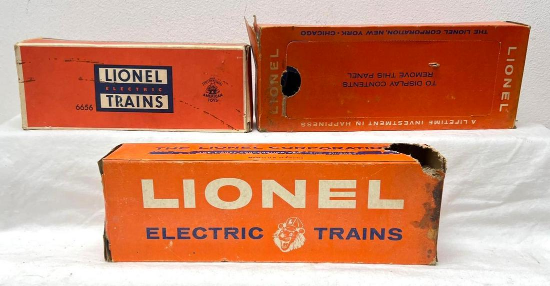 Postwar Lionel O Gauge 6656 3419 3665 in boxes (1 of 16)