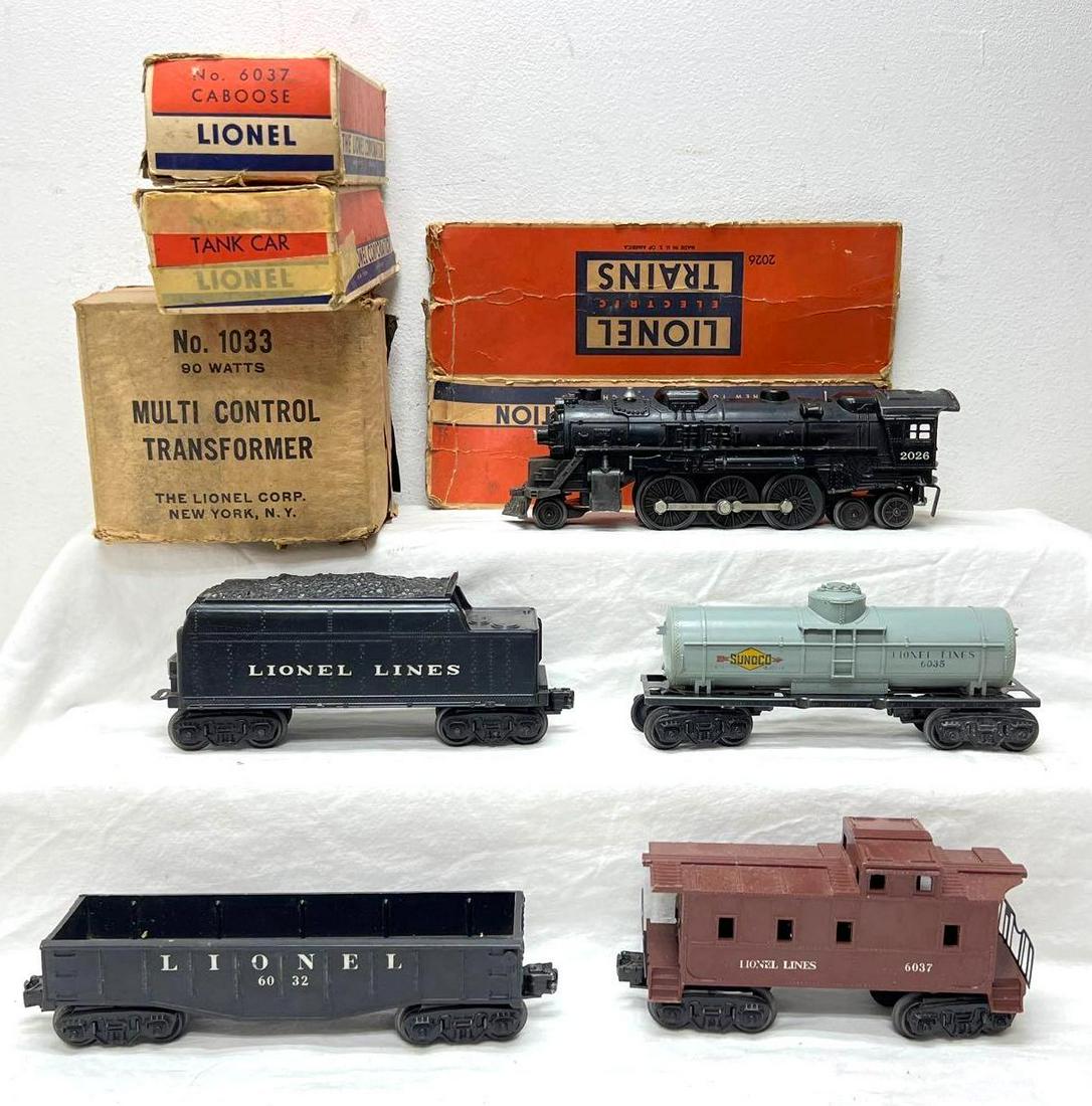 Postwar Lionel O Gauge 2026 1666T 6035 6032 6037 (1 of 10)
