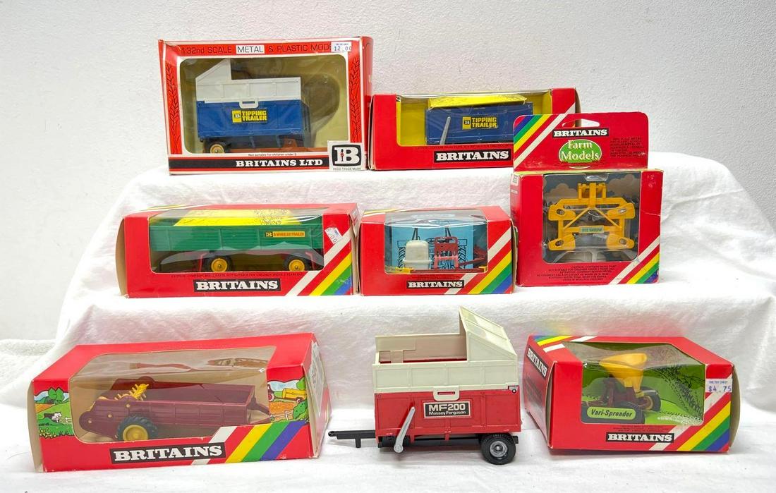 Britains 1:32 die-cast farm vehicles in original packages (1 of 18)