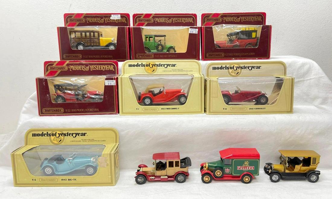 Ten Matchbox Models of Yesteryear die-cast (1 of 10)