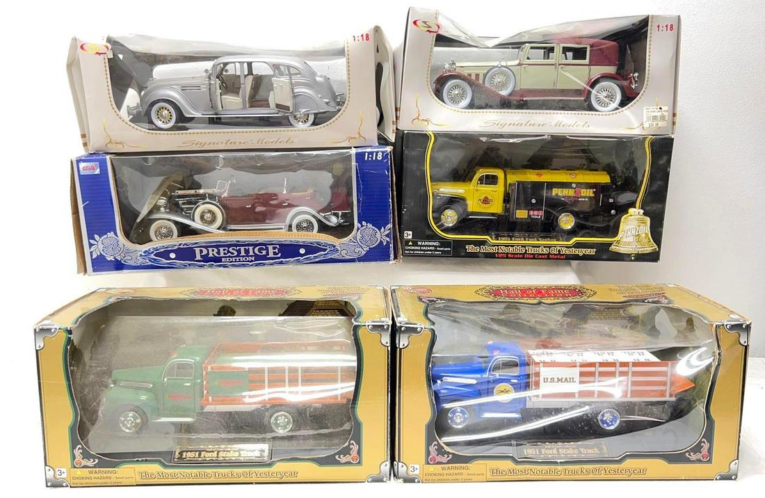 Six 1:18 1:25 Signature Anson Hall Of Fame in boxes (1 of 13)