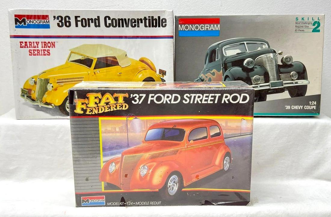 Monogram 1/24 2719 2757 7570 sealed kits (1 of 17)