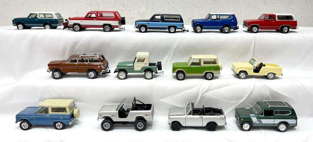 Greenlight Johnny Lightning 1/64 die-cast Blazer Bronco Scout CJ Ramcharger (1 of 10)