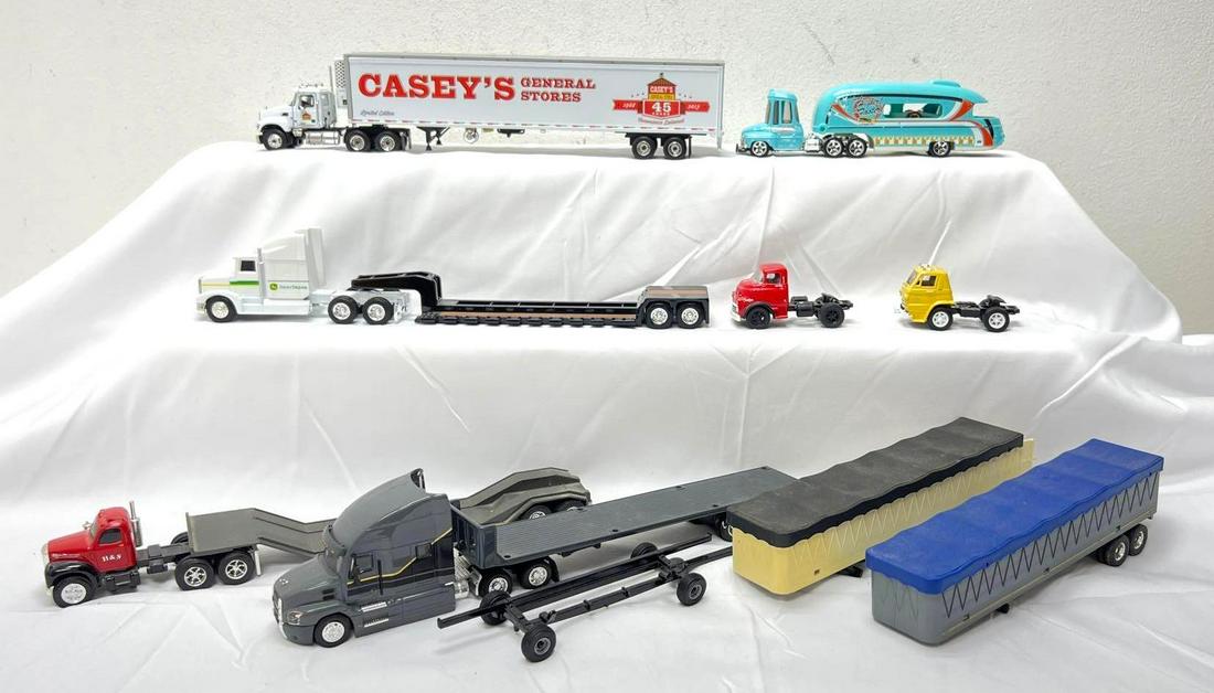 1/64 scale die-cast M2 Machines Greenlight Ertl 1st Gear Hot Wheels semi COE (1 of 20)