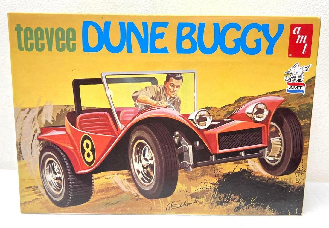 AMT 1/25 AMT907/12 teevee Dune Buggy model kit in box parts in sealed (1 of 5)