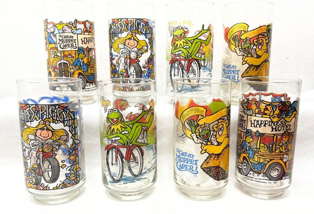The Great Muppet Caper Glasses from McDonalds set of 8 (1 of 5)