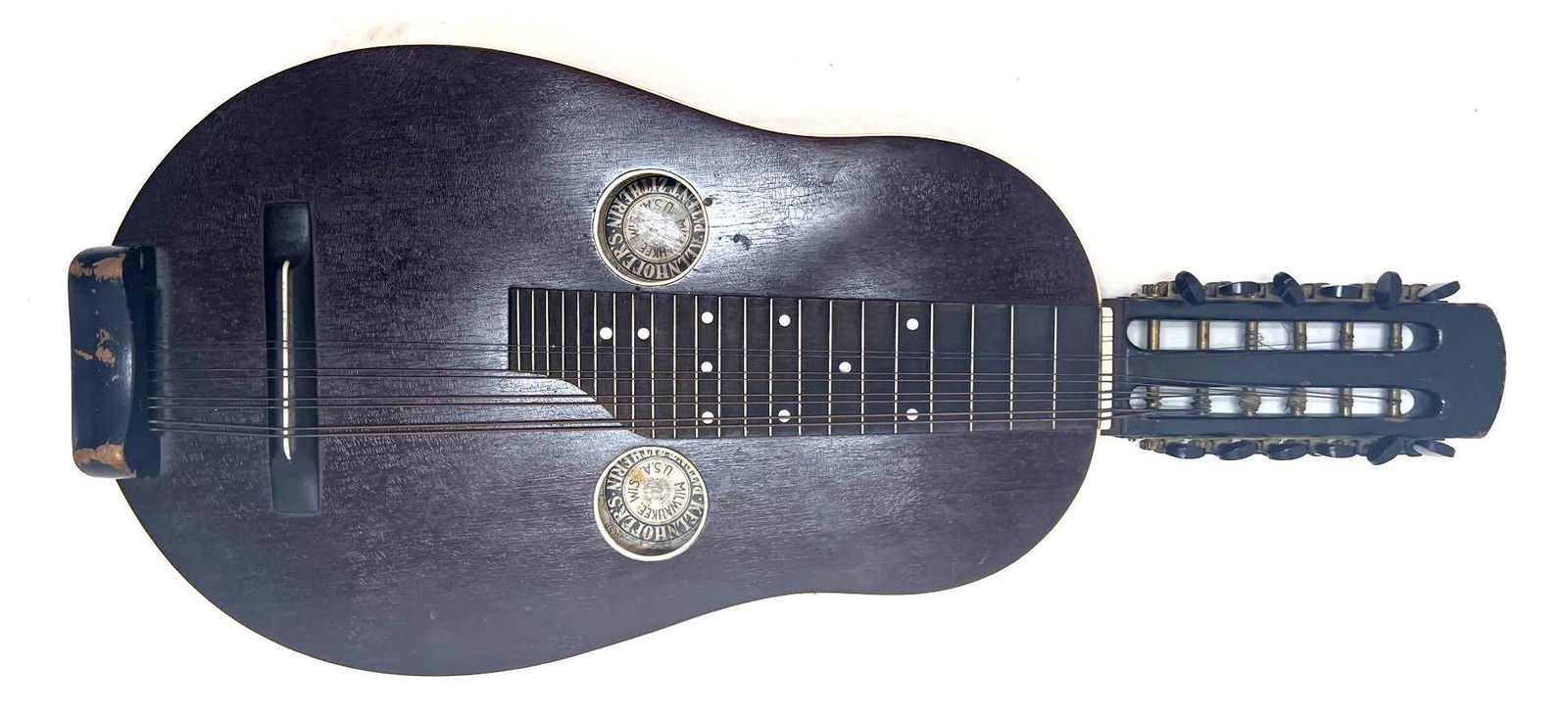 Kelnhofer's Patent Zitherin 12 string lap guitar/harp instrument (1 of 16)