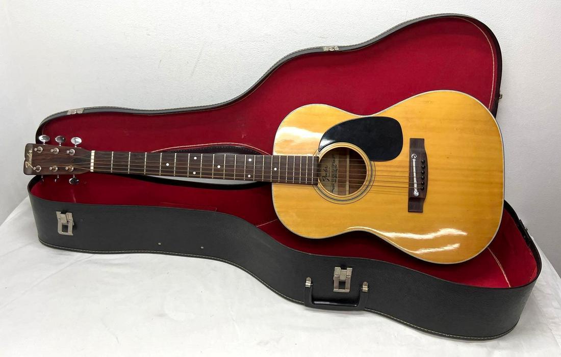 1966 Fender F-15 181273 6-string acoustic in case: 1966 Fender F-15 181273 6-string acoustic in case