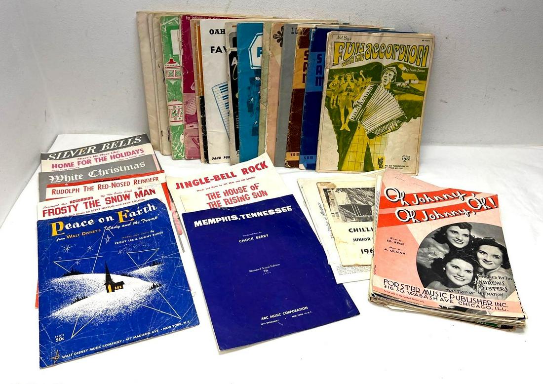 Huge amount of Accordion music method band MORE (1 of 6)