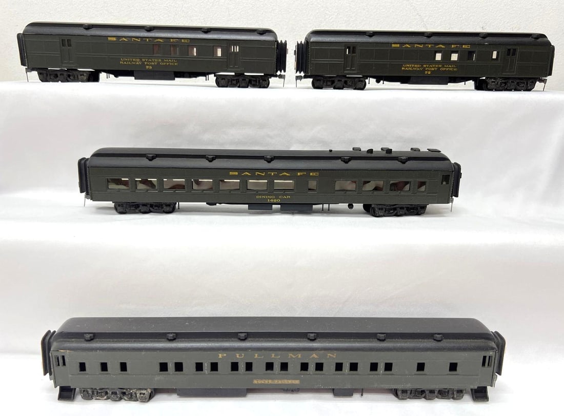 HO Scale kit built Santa Fe passenger cars RPO 72 73 1420 Dining Mount Palomar (1 of 6)