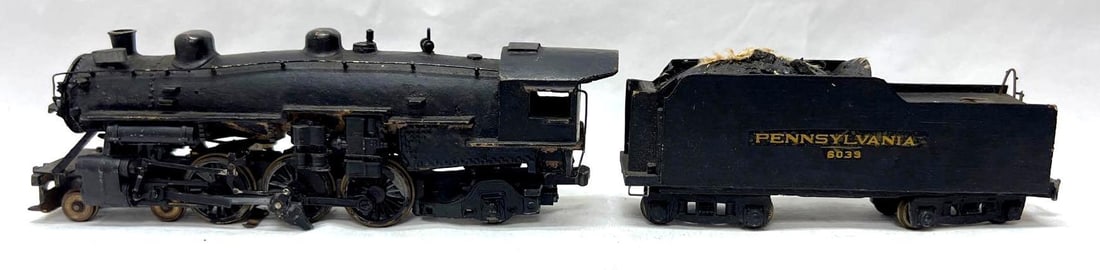 HO Scale Varney 4-6-2 Pennsylvania 6038 brass and wood steam loco (1 of 5)