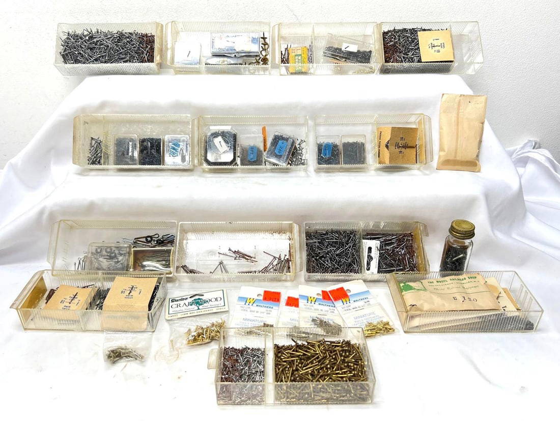 Ho/o Gauge Model Railroading Spikes Nails Screws Cotter Pins More Auction