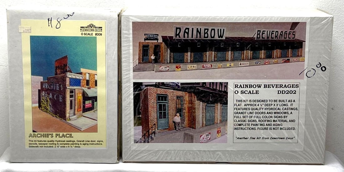 O Scale Downtown Deco DD9 Archie's Bar DD202 Rainbow (1 of 3)