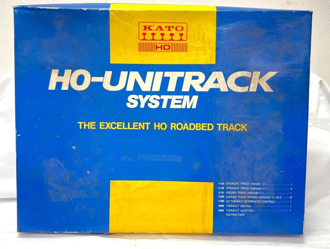 Kato HO-Unitrack System 3-102 HO Scale Roadbed Track in original box (1 of 8)