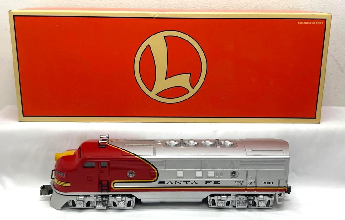 Lionel 18134 2343 Santa Fe dummy F3a diesel in box (1 of 9)