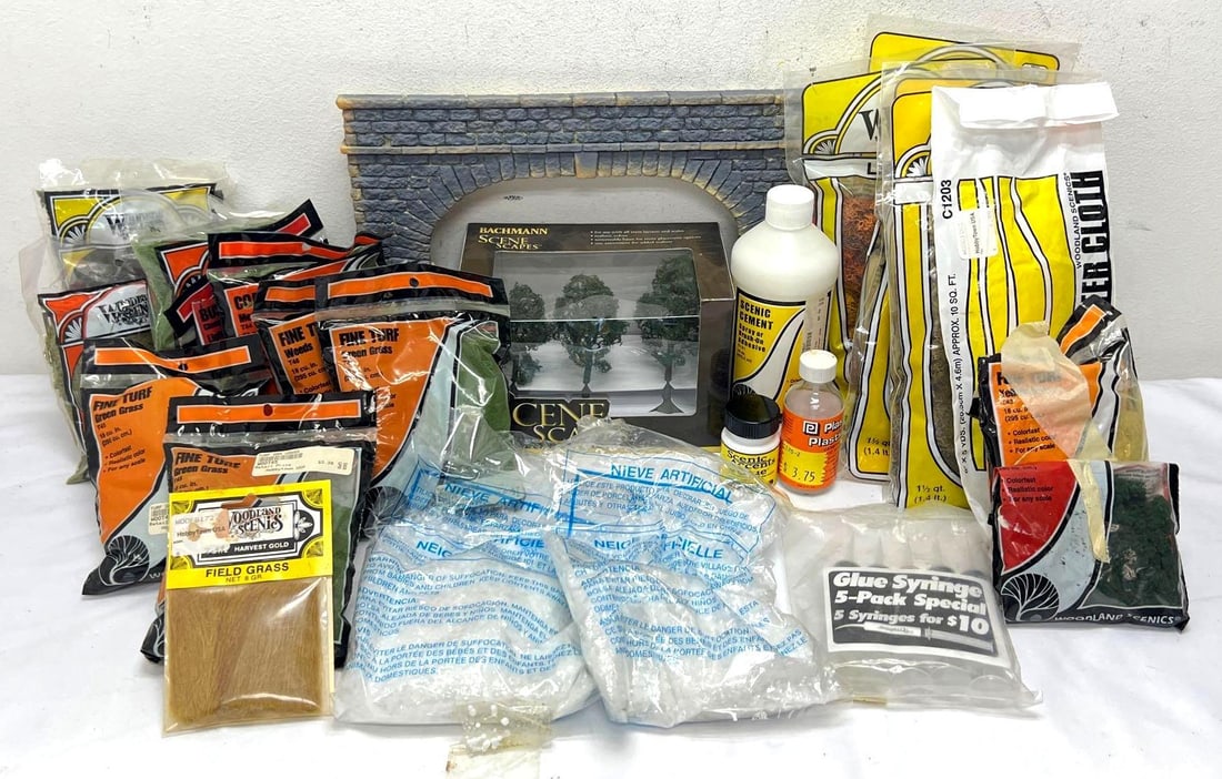 Woodland Scenics bags of layout materials and More (1 of 6)