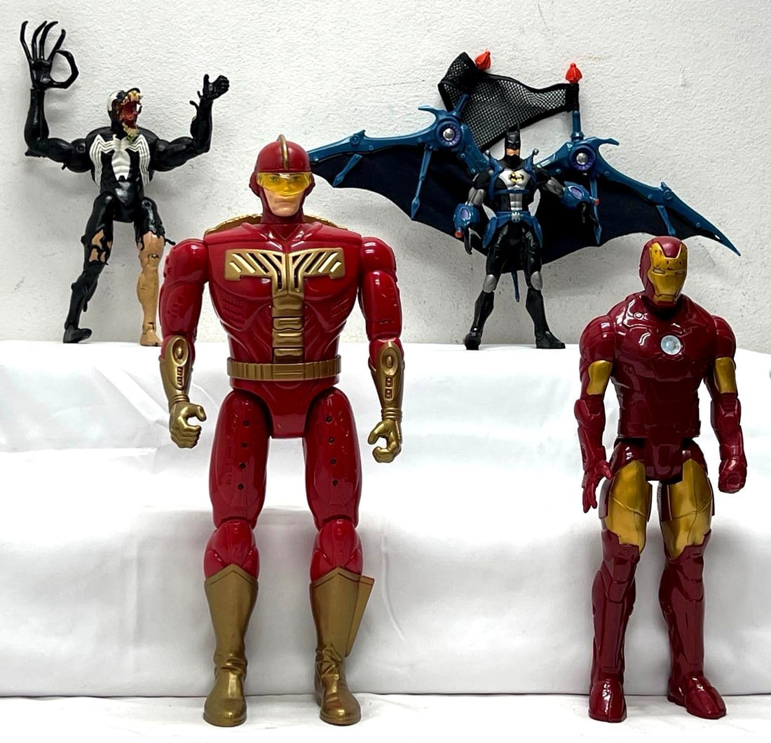 Four Various Action Figures Ironman Batman Venom and More (1 of 12)