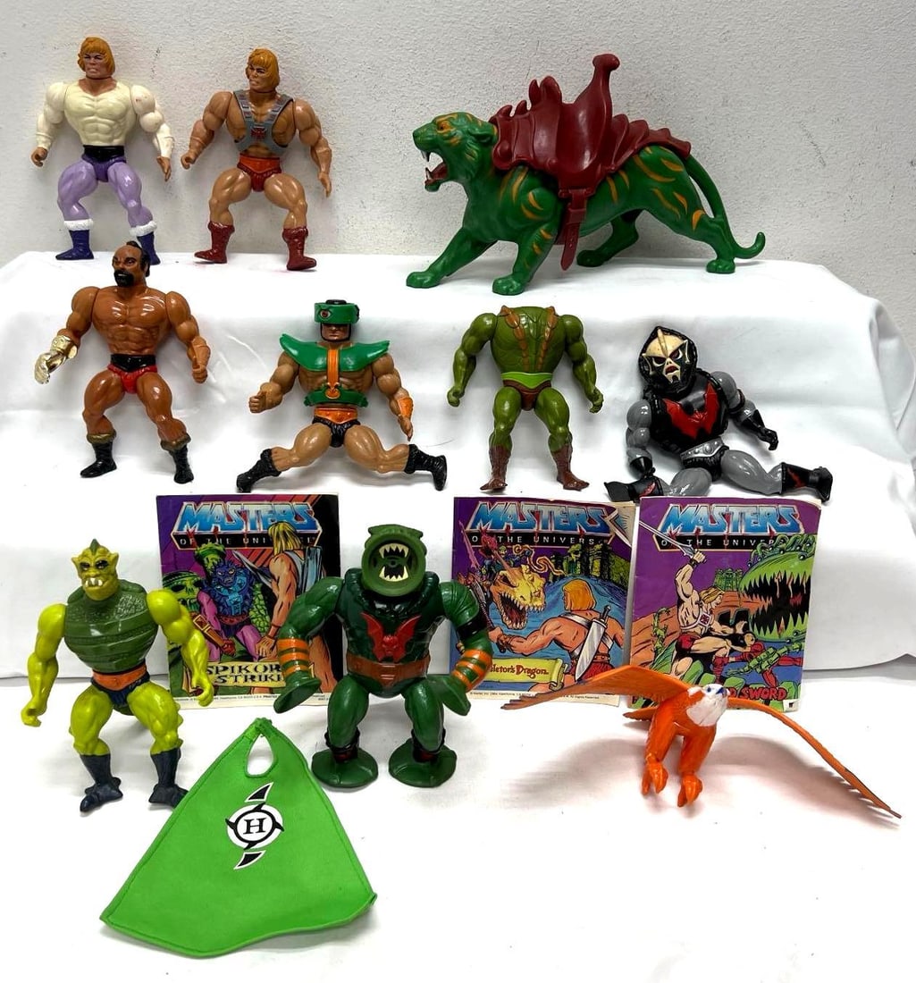 Ten Vintage He Man Masters Of The Universe action Figures and Accessories (1 of 20)