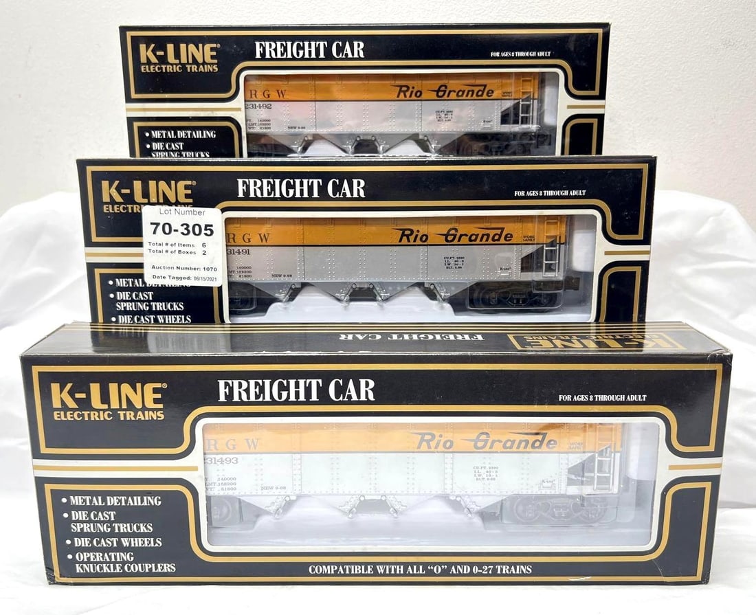 Modern K-Line K623-1491A Rio Grande Classic die-cast scale (1 of 6)
