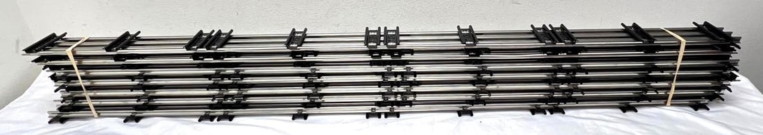 Modern Lionel O Gauge 40" straight sections of track 14 total (1 of 3)