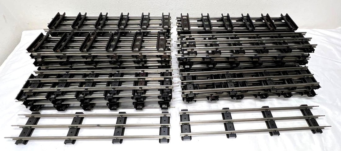 53 Modern Lionel USA Track Standard Gauge straight track sections (1 of 3)