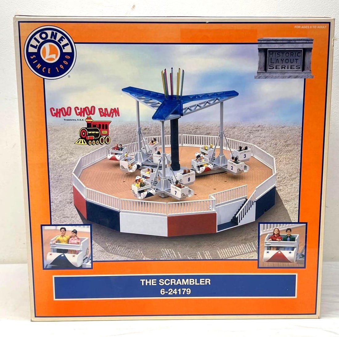 Modern Lionel 24179 The Scrambler Amusement Park Circus ride in box (1 of 9)