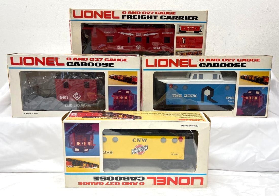 Modern Era Lionel O Gauge 6491 9180 9289 9184 cabooses (1 of 7)