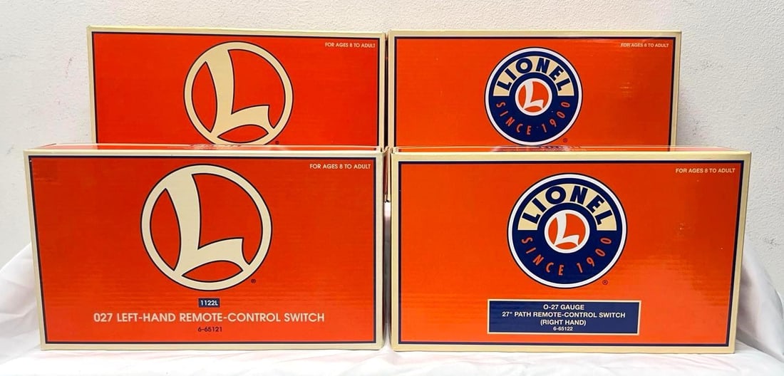 Modern Lionel O Ga 027 switches in box 2-65121 & 2-65122 (1 of 4)