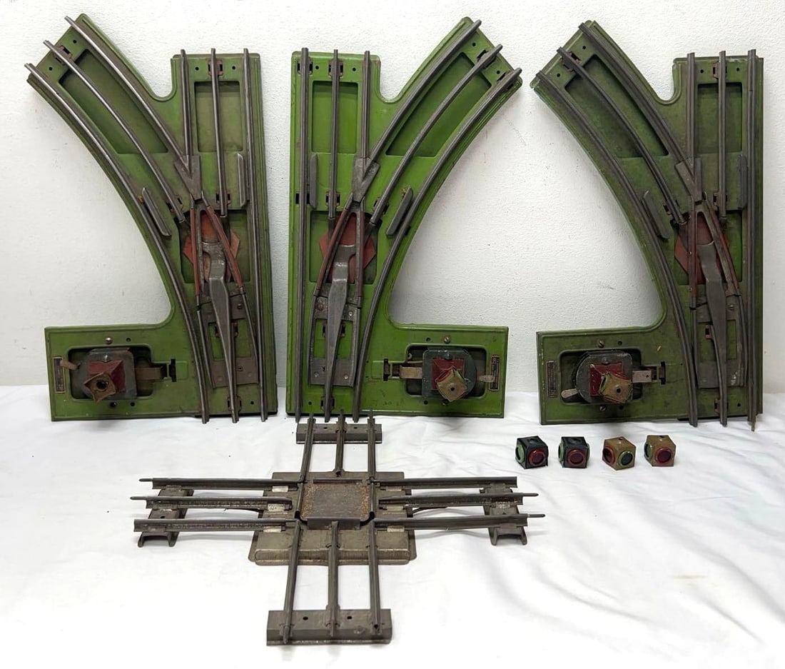 Prewar Lionel Standard Gauge 210L 210L 210R 90 degree (1 of 6)