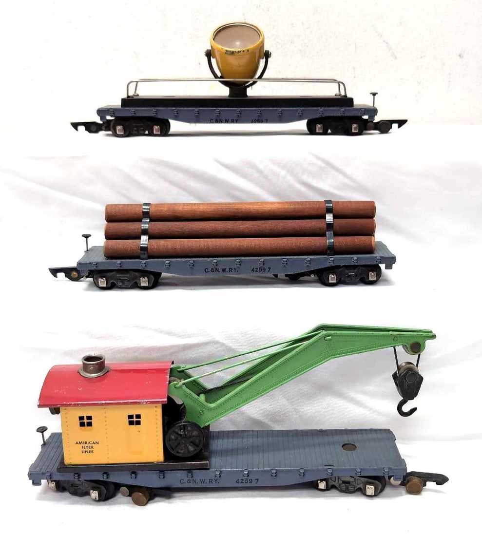 Postwar American Flyer S Gauge three 42597: 628 634 635 link (1 of 4)