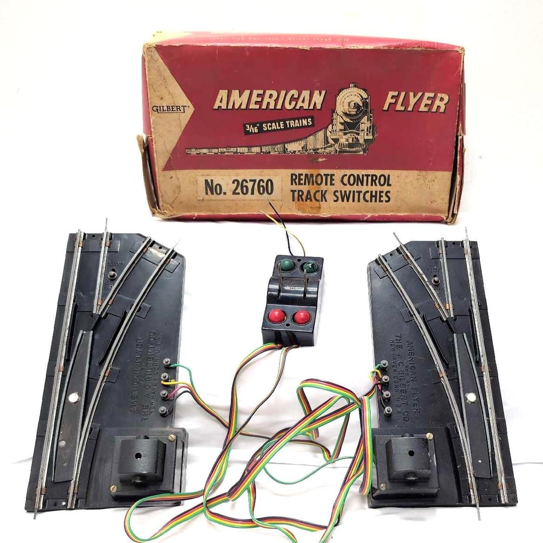 Postwar American Flyer S Gauge 26760 RC Switches in box (1 of 6)