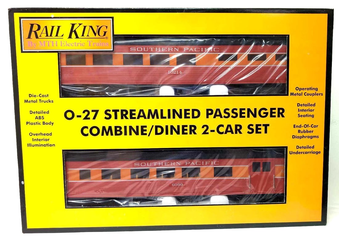 Modern Era Rail King O Gauge 30-6063 SP Combine/Diner in box (1 of 5)