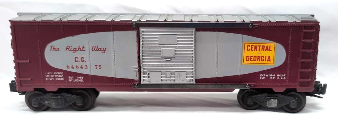 Postwar Lionel O Gauge 6464-375 Central of Georgia (1 of 4)