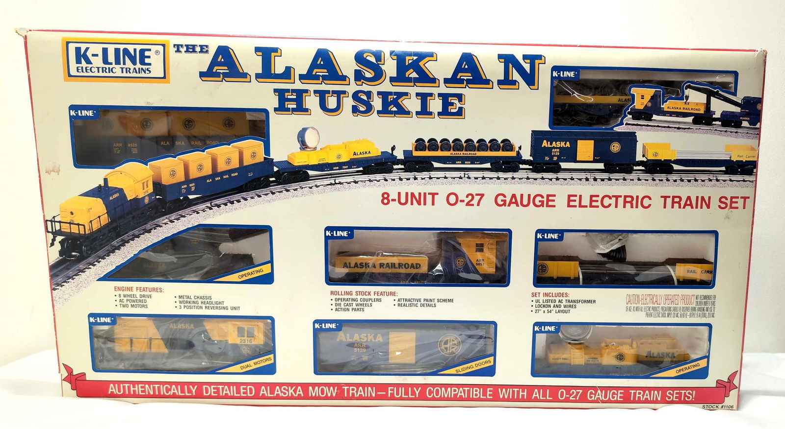 Modern K-Line 1106 The Alaskan Huskie Set Mint in box (1 of 4)