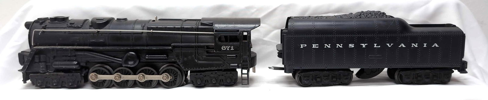 Postwar Lionel O Gauge 671 6-8-6 Turbine w/2671W (1 of 5)