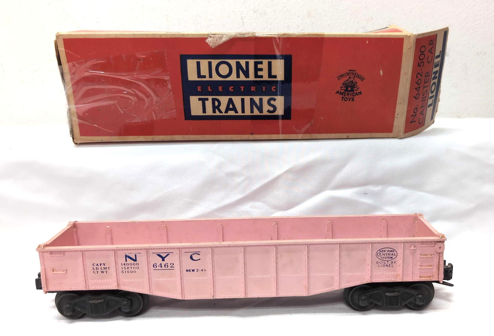 Postwar Lionel O Gauge 6462-500 Girls Train Canister (1 of 6)