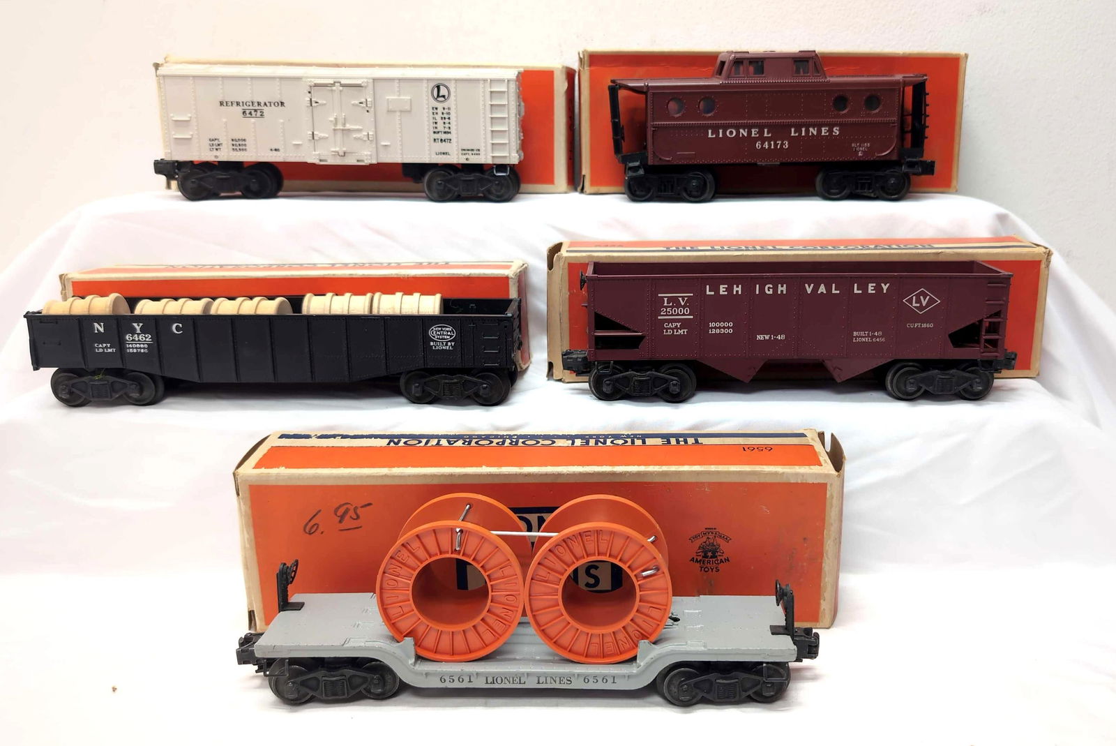 Postwar Lionel 6472 6462 6456 6561 6417 in box (1 of 7)