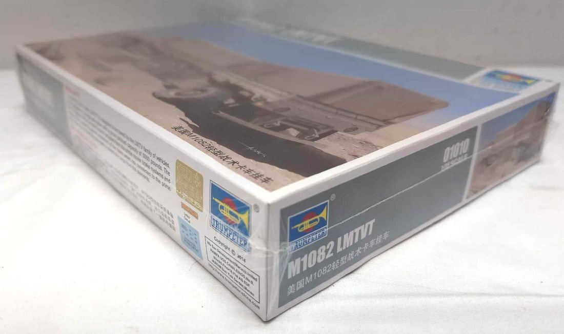 Factory Sealed Trumpeter 01010 M1082 1:35: Factory Sealed Trumpeter 1/35th scale No. 01010 M1082 LMTVT, Mint. Please view photos carefully as these items are sold as shown in our photos with no refunds or returns.